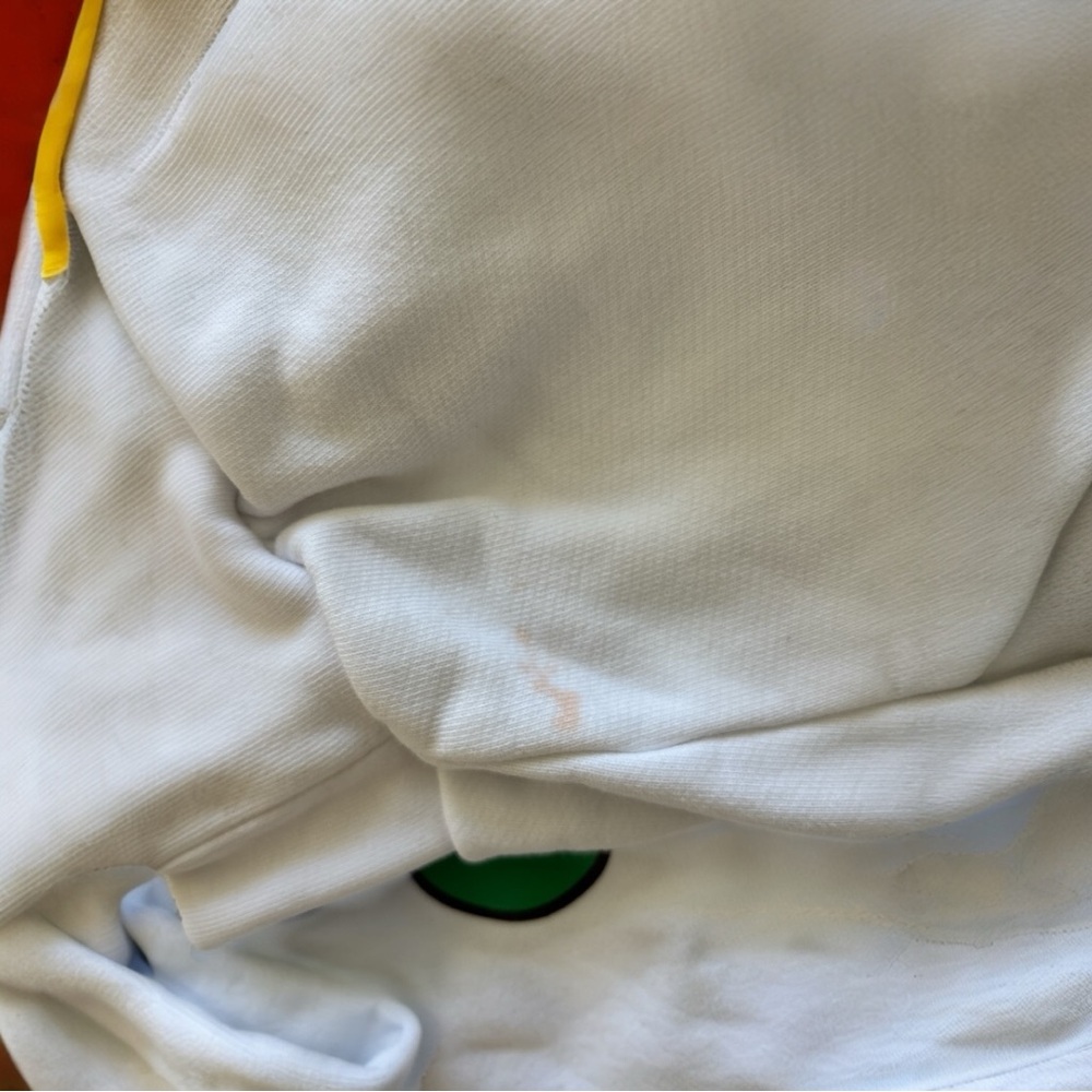 J Balvin x Takashi Murakami Rainbow Flower White Hoodie Size XXL - Picture 6 of 9